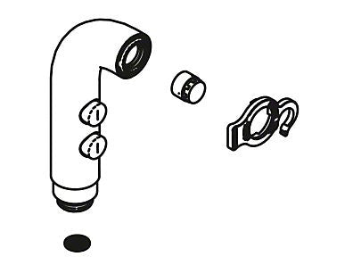 Kohler 1148477-Sn Vibrant Polished Nickel Spray Head (Discontinued See Below)