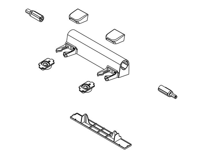 Kohler 1150464-33 Eb Hinge Kit Mexican Sand