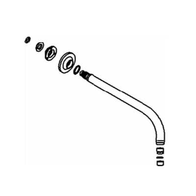 Kohler 1017527-Bgd Spout & Hardware, 6" Sub-Assembly
