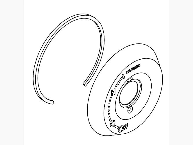 Kohler 1006784-G Escutcheon Assembly