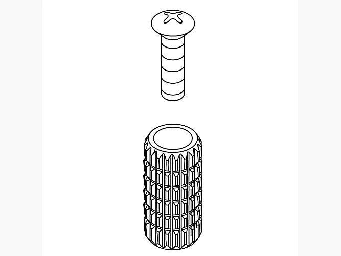Kohler 1008724 Stem Extension/Screw Kit