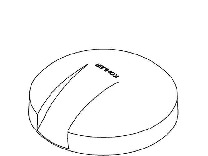 Kohler 1012391-Cp Handle- Drain Overflow