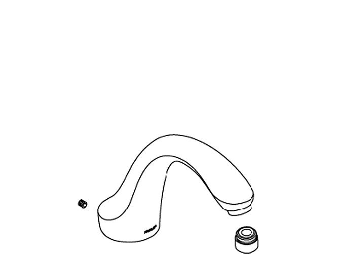 Kohler 1013820-Cp Spout Assembly- Deck Bath