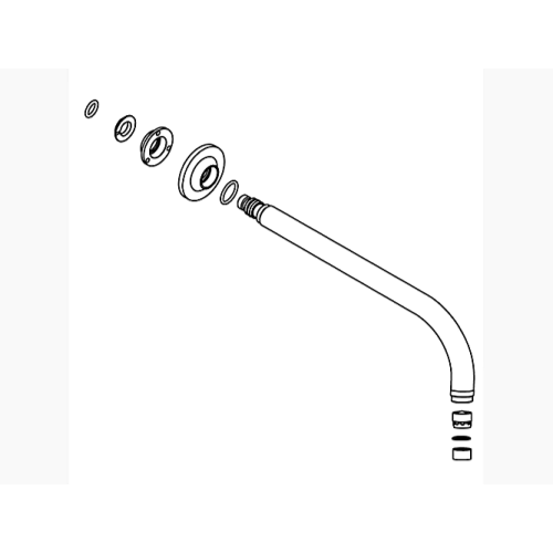 Kohler 1015783-Bgd Spout & Hardware- 9" Sub-Assembly