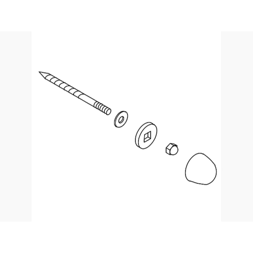 Kohler 1017124-58 Floor Bolt Accessory Pack