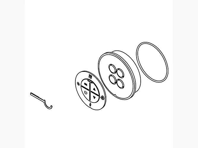 Kohler 1020678-B-0 Cover/Cb Assembly- Flagship Relax