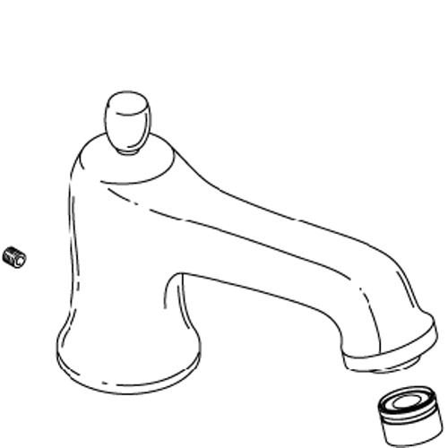 Kohler 1035002-Sn Spout Assembly- Deck Bath