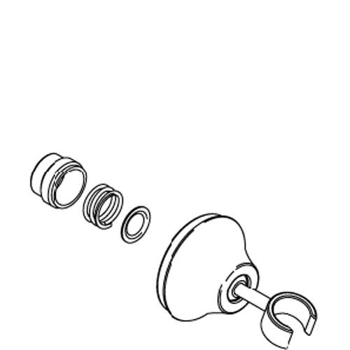 Kohler 1039655-Bv Wall Mount Handshower Holder