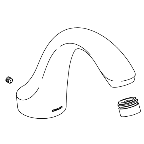 Kohler 1049557-Bn Spout Assy- D-M Bath W/Div