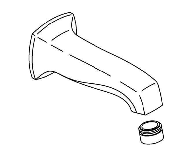 Kohler 1060821-Bv Spout Assy- Wall Mnt Bath