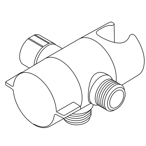 Kohler 1191206-Cp Diverter- Showerarm