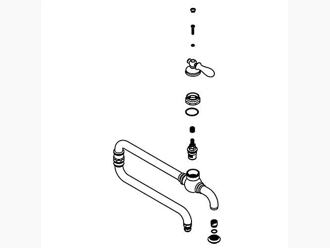 Kohler 1214018-Cp Assembly- Spout