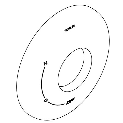 Kohler 1231546-Cp Escutcheon