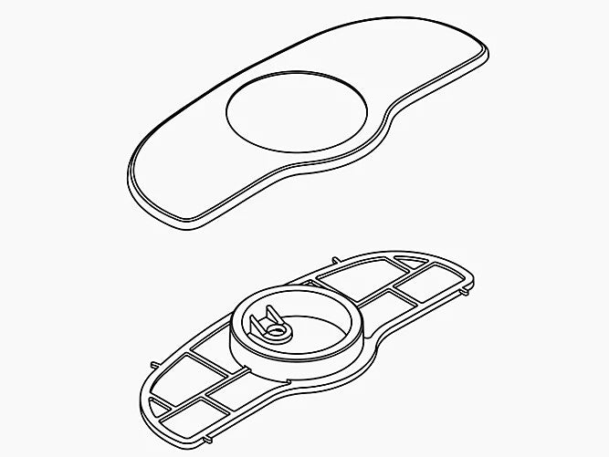Kohler 1239009-Sn Escutcheon- Service- Sc