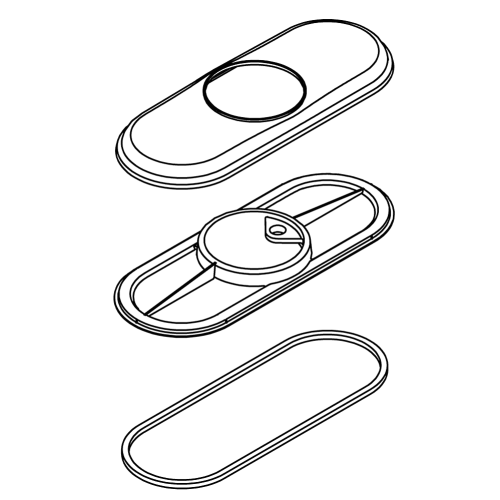 Kohler 1244499-2bz Escutcheon