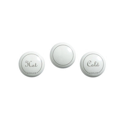  Kohler Gp1077792-0 2- Plug Buttons - Fairfax Widespread, Deck & Bidet - White
