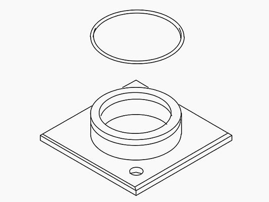  Kohler 1001118-Rn Escutcheon Assy