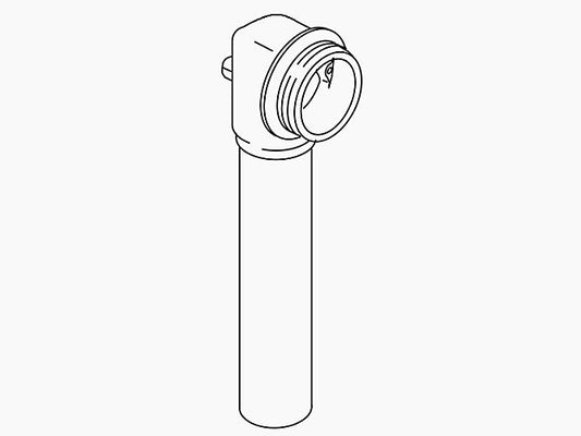  Kohler 1001131-Sn Overflow Ell & Tube Assembly - Vibrant Polished Nickel
