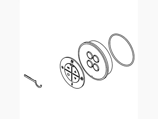  Kohler 1020678-B-0 Cover/Cb Assembly- Flagship Relax
