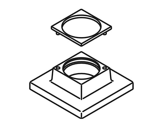  Kohler 1139091-Cp Escutcheon & Guide Kit