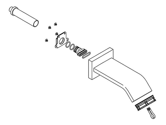  Kohler 1142310-Bn Packaged Spout Assembly