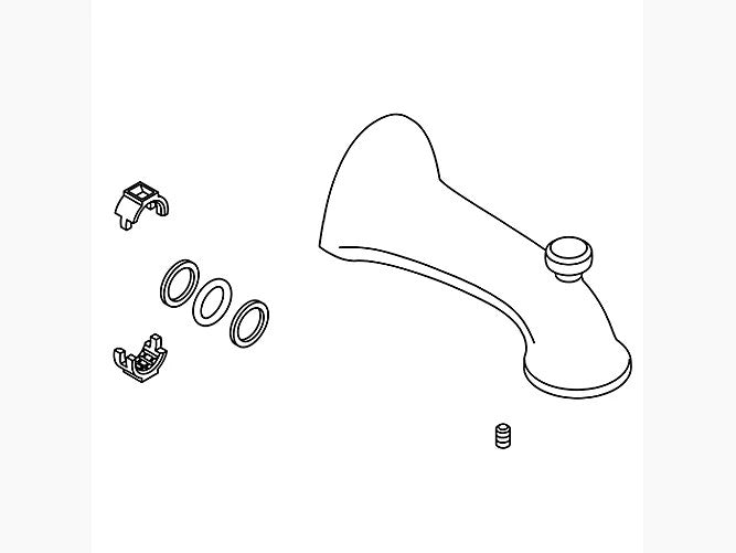  Kohler 1171711-Bn Assembly- Spout