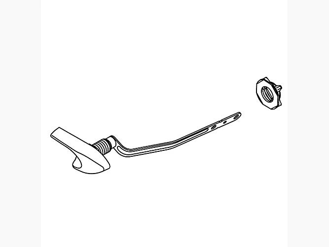  Kohler 1245886-Cp Trip Lever Kit- Right