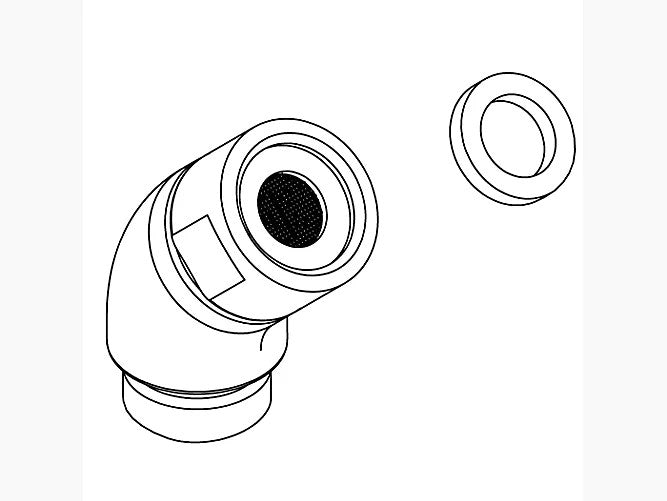 Kohler 58457-Sn Elbow Assy